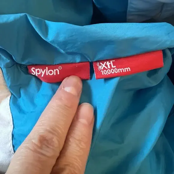 Spyder White & Multi-Colored Winter Snow Ski Jacket Girls Kids Size 18 - Picture 9 of 11